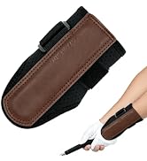 HighlyJoy Golf Swing Training Aid, Adjustable Wrist Trainer Brace with Wider Splint Design & Soft...