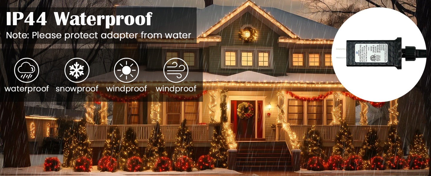 IP44 Waterproof