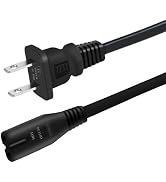 KONKIN BOO 2-Prong AC in Power Cord Outlet Socket Cable Plug Compatible with Dewalt DCR010 12V/20...