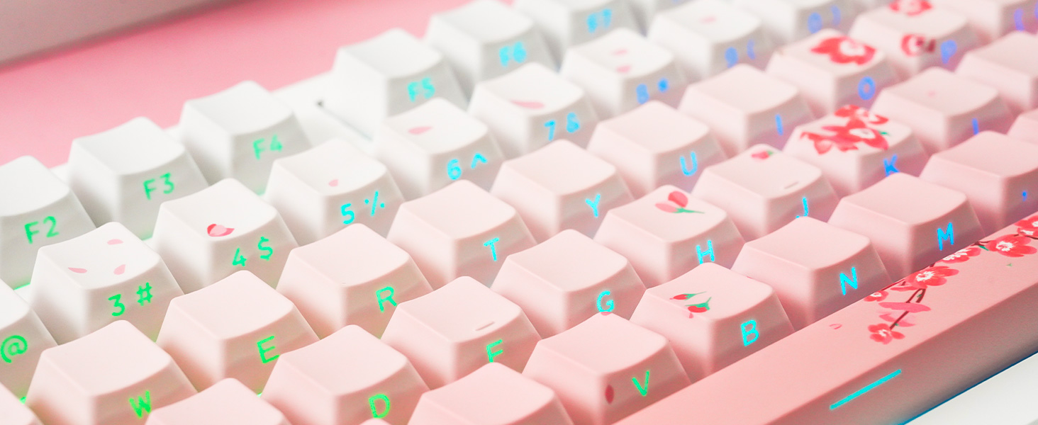 SIDE-ENGRAVED PBT KEYCAPS