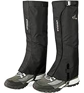 Unigear Snow Leg Gaiters, 1000D Fabric Waterproof Boot Gaiters for Hiking Walking Climbing Huntin...