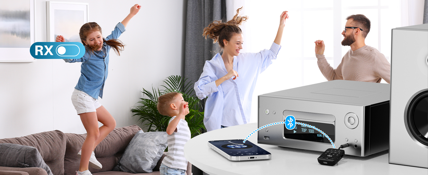 bluetooth receiver for home stereo