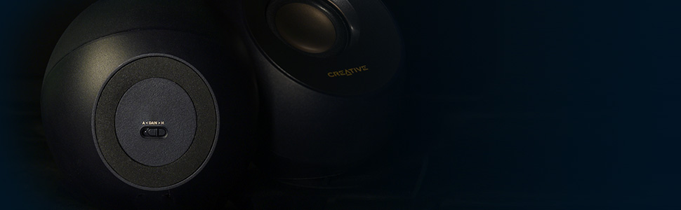 BUILT-IN GAIN SWITCH FOR AMPLIFIED AUDIO