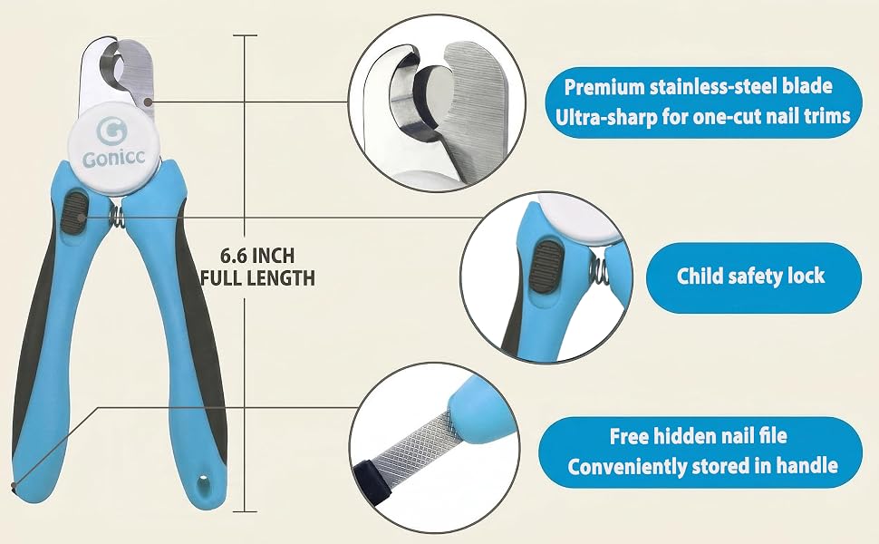 Gonicc dog nail clippers