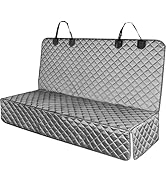 PETICON Waterproof Scratchproof Pet Bench Seat Covers for Cars, Trucks, SUVs, Nonslip Durable Bac...