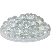 20 Pcs 10mm Clear Glass Marbles Solid Marble Beads Marbles Games Bouncing Ball Pinball Machine fo...