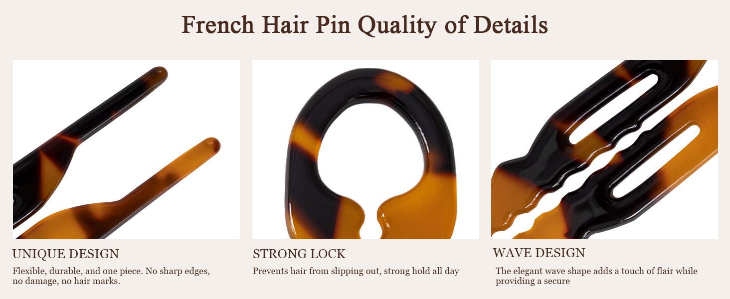 Prestige French Hair Pins for Women