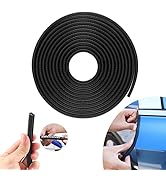 32Ft Door Edge Guard Black, Car Door Moulding No Glue 10M Door Edge Trim, U Shape Car Door Edge M...