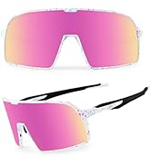 Ukoly Baseball/Running Sunglasses Cycling Glasses For Men Women,Sport Sunglasses HD Lens UV400 Pr...