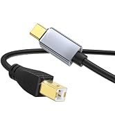 MeloAudio USB C MIDI Cable, Type C to USB 2.0 MIDI Interface Cable for Midi Controller, Midi Keyb...