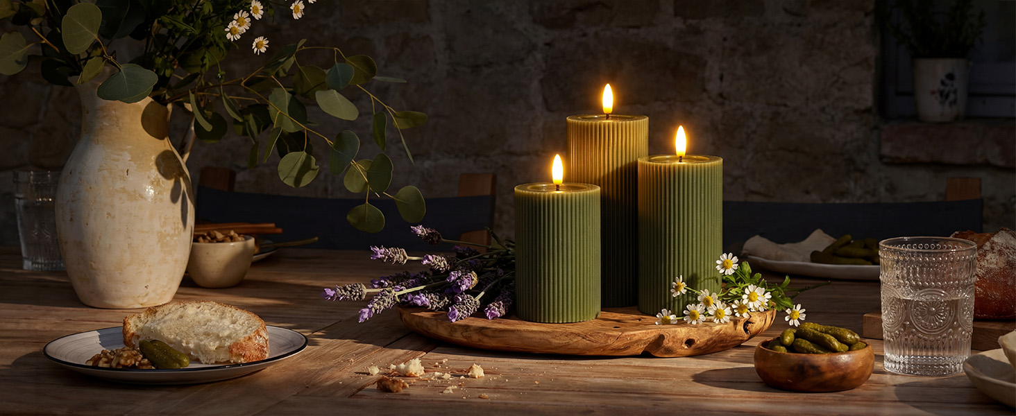 candlelit dinner party