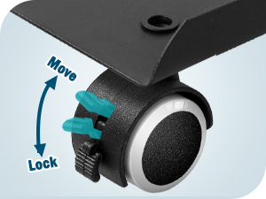 Universal wheel with locking buckle