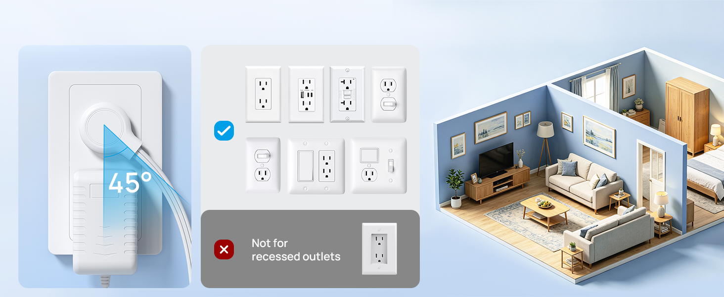 extension cord with flat plug