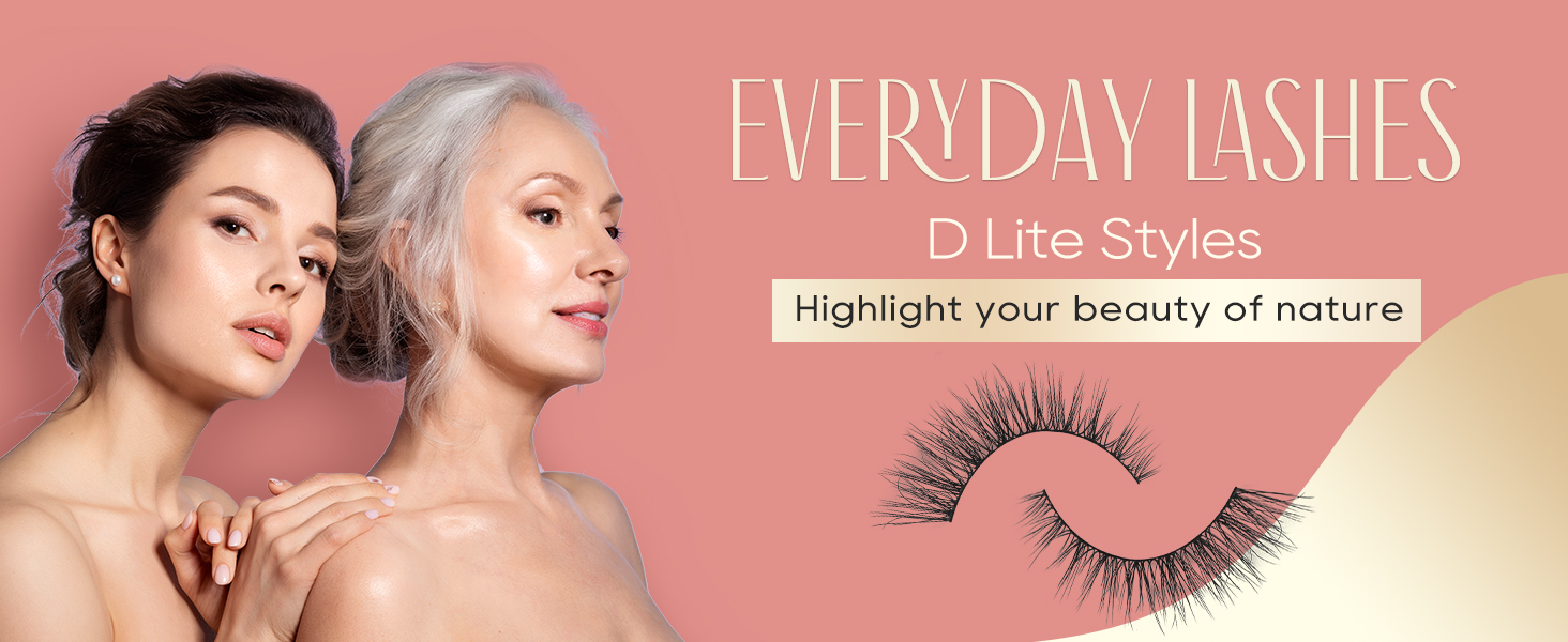 Natural Lashes Wispy Lashes Natural Look False Eyelashes