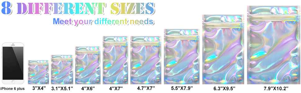 resealable ziplock bags