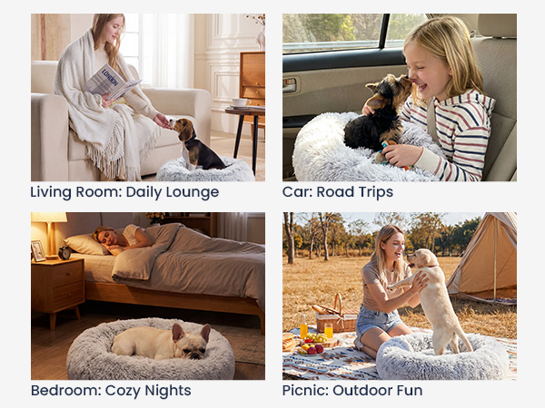 home car bed camping dog bed