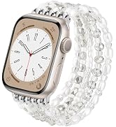 VISOOM Beaded Boho Bracelet For Apple Watch Bands Women 46mm 45mm 44mm 41mm 42mm 41mm 40mm 38mm, ...