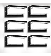 BIRITALO Porch Lights Outdoor 18W 6000K Wall Sconce Modern LED Porch Light Double-Layer Cover Ext...