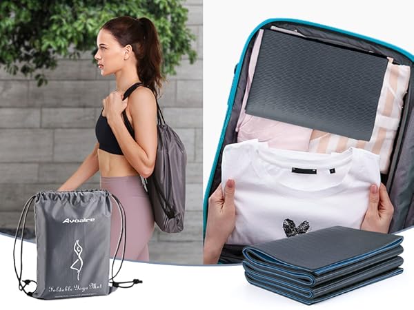 Avoalre Foldable Travel Yoga Mat