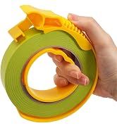 TAPEBEAR Green Painters Tape with Dispenser 21-Days Clean Removal, Washi Masking Tape 0.94Inch x ...