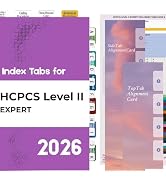 Index Tabs for HCPCS Level II Expert 2026 Codebook - Easy Navigation for Medical Coding Books (fo...