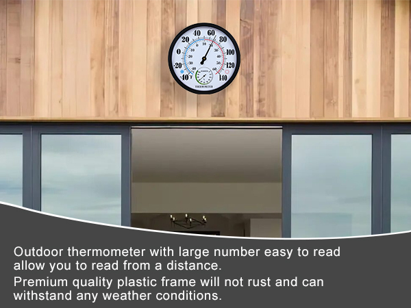 outdoor thermometer waterproof