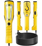 WILAWELS 18W LED Work Light, 25FT COB LED Light, Handheld Underhood Trouble Light with Cord 16 Ga...