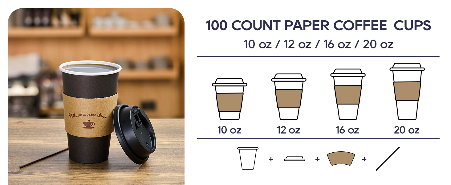 16oz paper cups