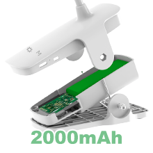 rechargeable clip on light led portable light led clamp light book reading light for bed headboard