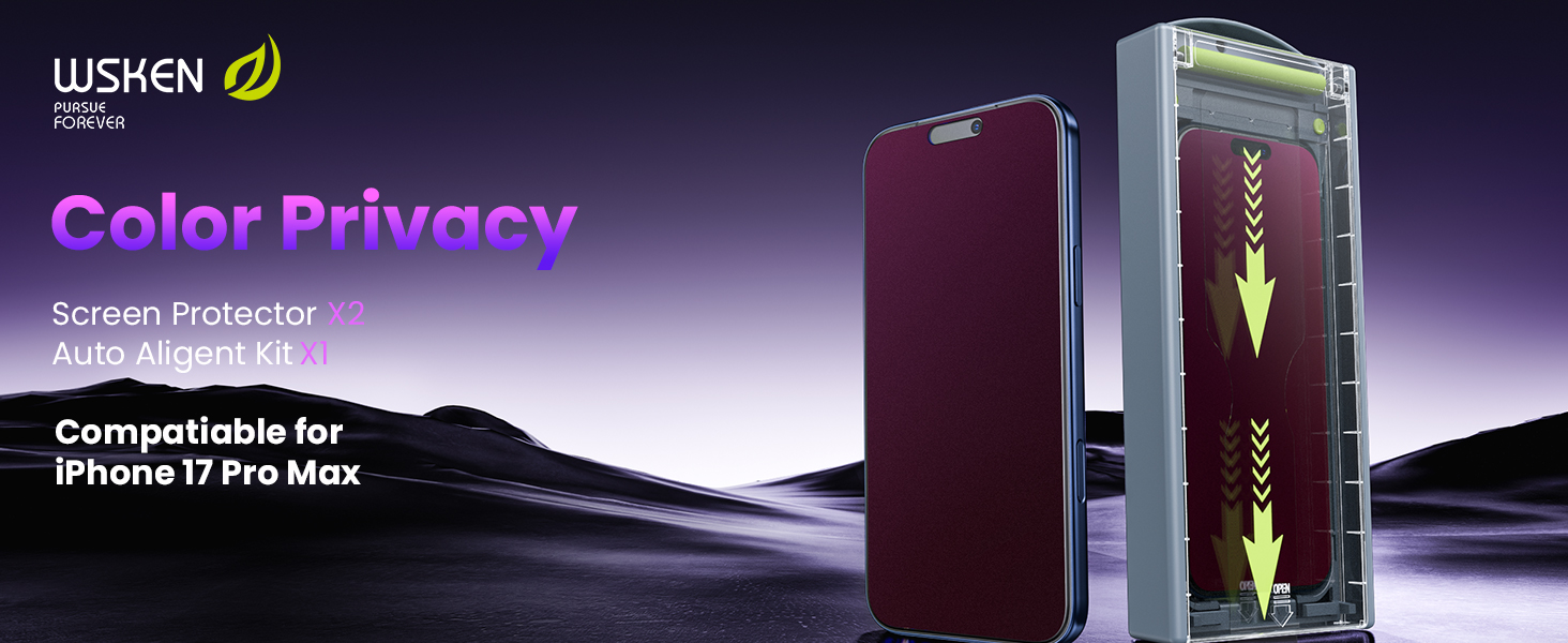 iphone 17 pro max privacy screen protector