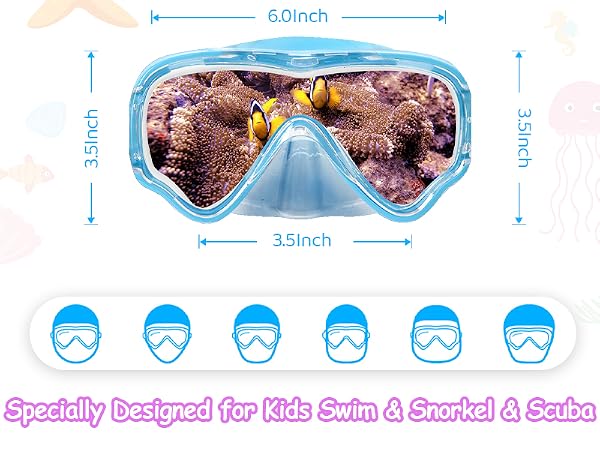kids goggles with nose cover