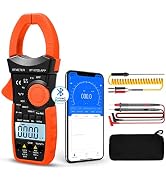 BTMETER Digital Clamp Multimeter BT-570S-APP, 6000 Counts TRMS Clamp-on Ammeter Auto Ranging Volt...