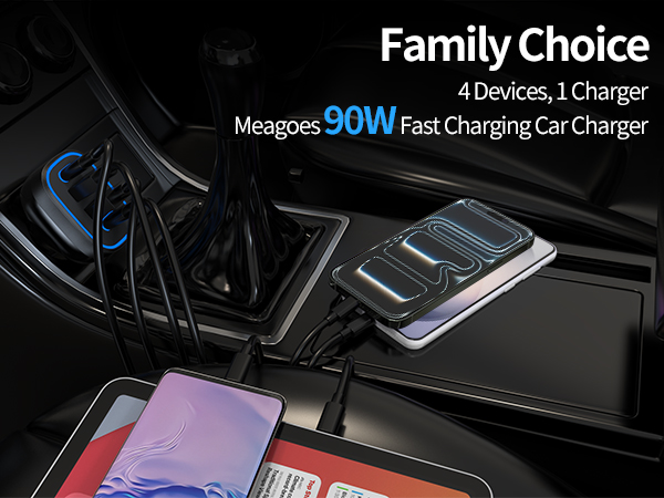 rapid 17 pro max car charger with cord S26 ultra phone charger for car travel