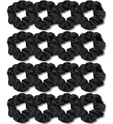 IVARYSS Satin Scrunchies for Women, Soft Than Silk for Hair, Fashion Ties and Bands for Thin | Th...