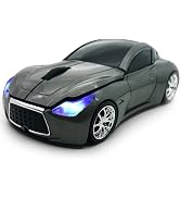 SDGSQHA Car Mouse for Computer, Wireless Car Mouse with USB Reciver, 3D, 1600DPI, Cool Sport Car ...