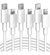 Aukelan USB C to Lightning Cable for iPhone Charger 3Pack 6 FT MFi Certified Fast Charging Cord, ...