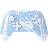Mytrix Wireless Pro Controllers with Hall Effect Joysticks/Hall Trigger (No Drift), Blue Bluetoot...