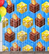 Super Adventure Video Game Party Backdrop