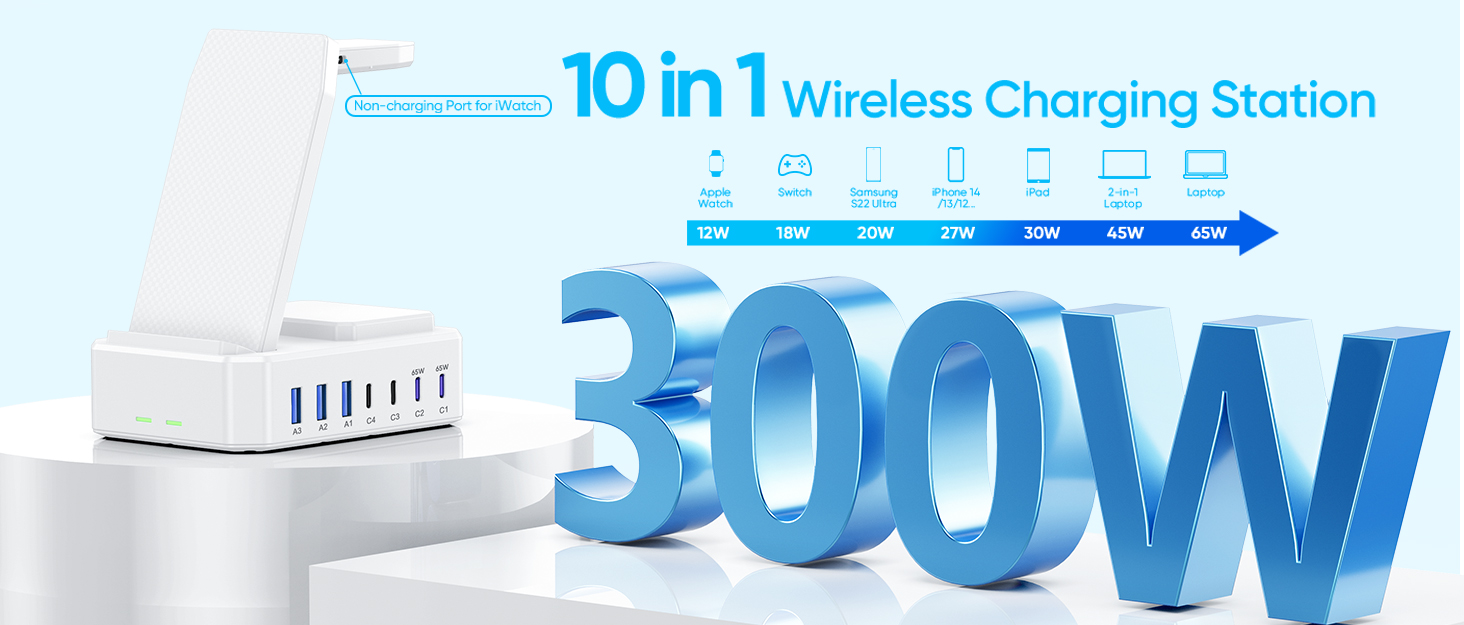 multiple device charging station