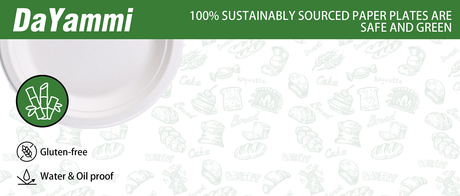 Compostable Paper Plates