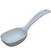 Multifunctional Large Plastic Ladle Spoon, BPA-Free, White | Rice & Soup Serving, Restaurant & Ki...