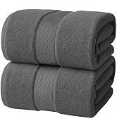 Infinitee Xclusives Jumbo Bath Sheets Towels for Adults – 600 GSM (35X70 Inches)– 100% Ring Spun ...