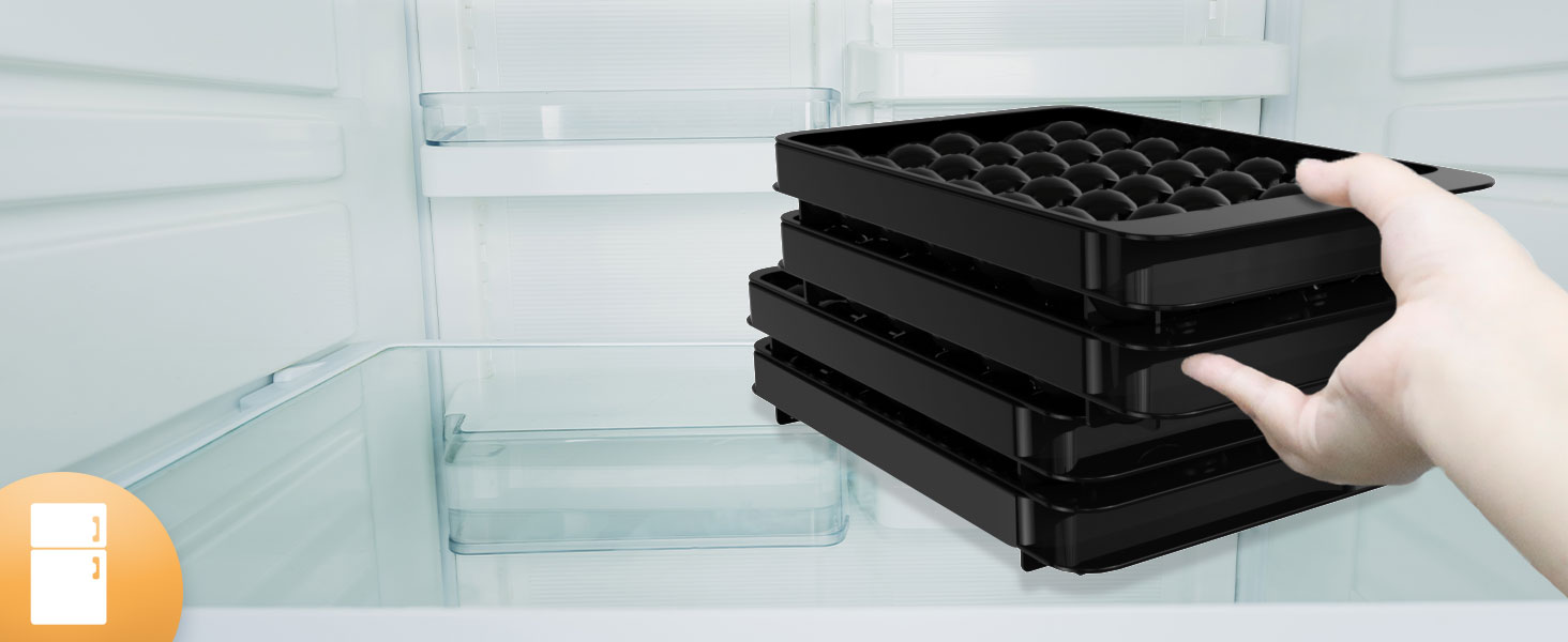 WIBIMEN Round ice cube trays