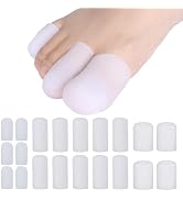 20Pcs Gel Toe Protectors for Women Men Ingrown Toenail Treatment, 6S+10M+4L | Silicone Toe Covers...