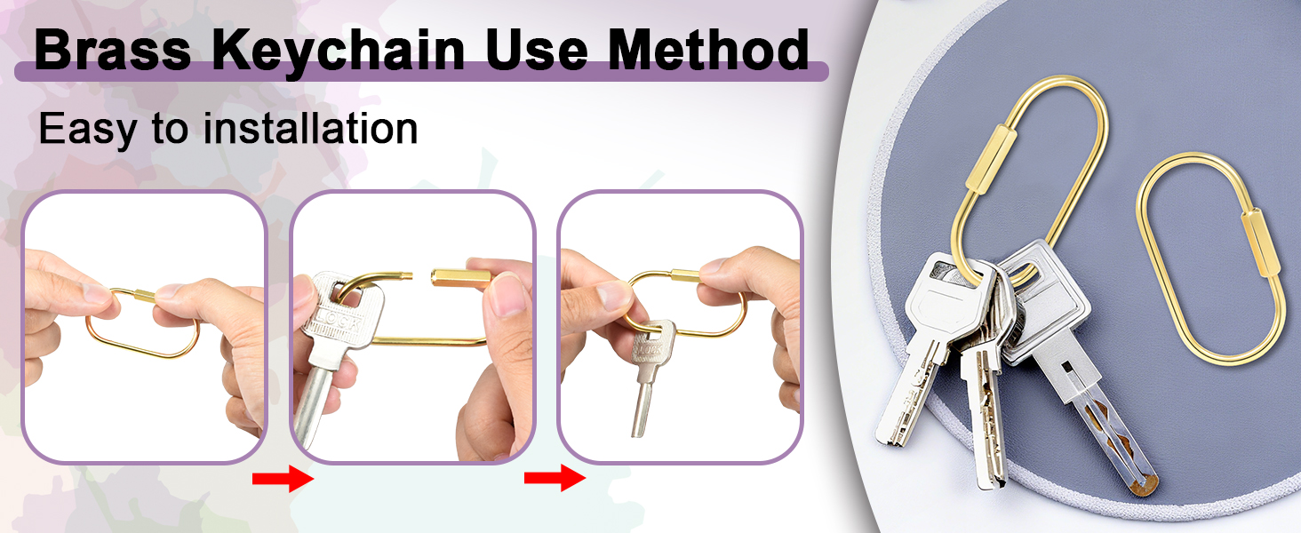 Gold Carabiner Clip