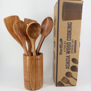 Comes with a wood holder