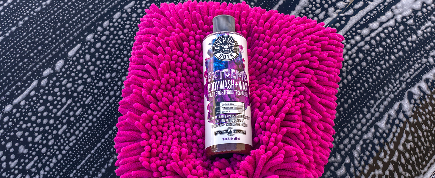 Two blended waxes clean, brighten, and protect your paint in one easy wash step.