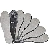 6 Pair Pack Anti Odour Shoe Insoles Set with Odor Eating Charcoal | Shoe Inserts | Kaps Odour Stop