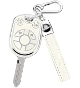Mild East for Ford Key Fob Cover with Key Chain, Soft TPU Car Key Protector Compatible with Ford ...