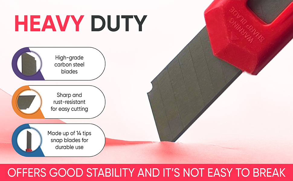 bulktech heavy duty high grade carbon steel blades